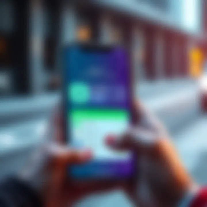 A smartphone screen showing a Trust Wallet interface with USDT being swapped to Arbitrum, illustrating the use of third-party bridges for mobile transactions