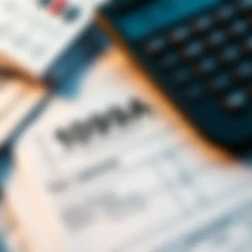 Close-up of a 1099DA tax form next to a calculator and financial documents, highlighting a discrepancy in reported proceeds.