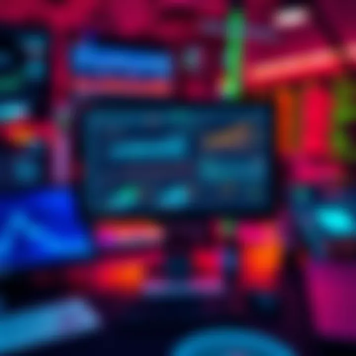 A computer screen displaying tax automation software for NOS node transactions, showing graphs and data related to payments and conversions.