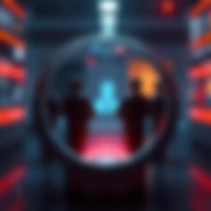 A representation of a security circle with one member being removed, symbolizing the effects on unverified personal information.