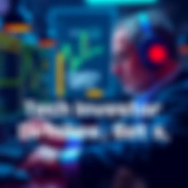 A seasoned investor analyzing cryptocurrency trends with a focus on Digibyte