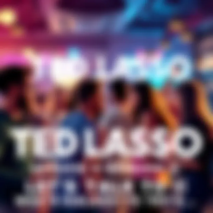 Fans engaging in conversation about Ted Lasso Season 4 Episode 6 with drinks in hand