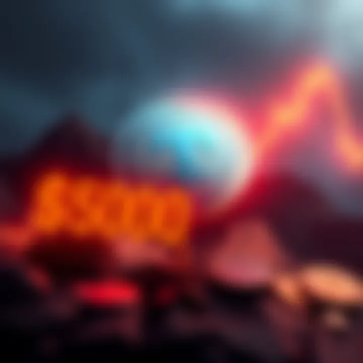 Illustration showing Tether's logo with a growing graph and a $500 billion sign, symbolizing its goal for valuation.