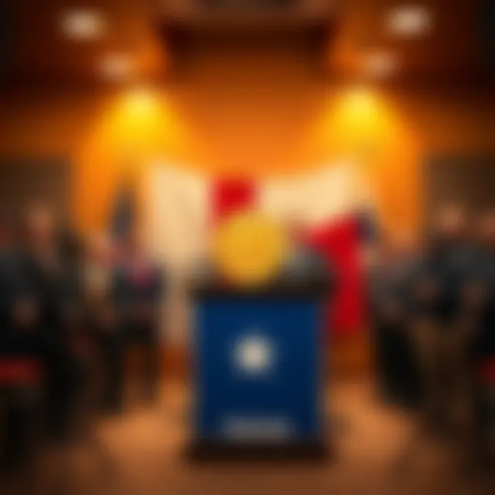 Texas Bitcoin Acquisition Texas state officials announcing the acquisition of Bitcoin in a press conference.