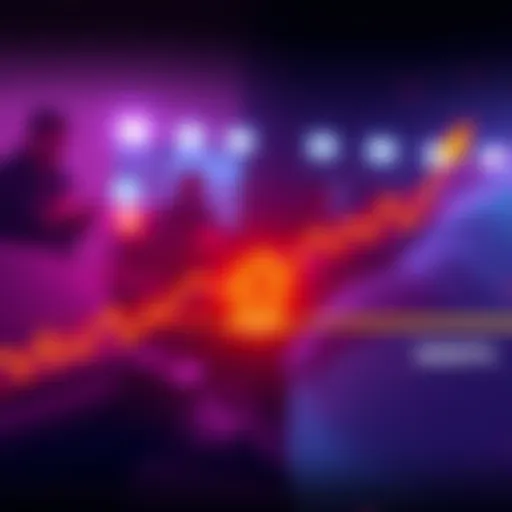 Graph showing TFUEL's market cap dropping below $100 million with a boost icon representing the elite booster launch