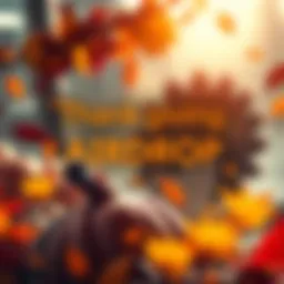 Festive graphic promoting a chance to win 100 USDT during Thanksgiving celebration