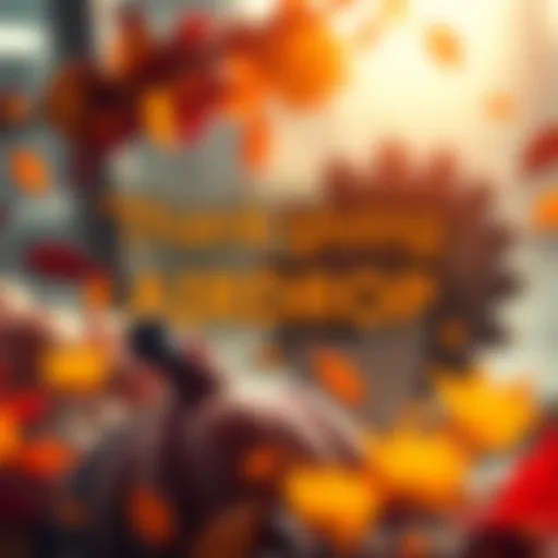 Festive graphic promoting a chance to win 100 USDT during Thanksgiving celebration