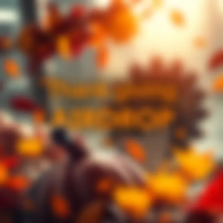 Festive graphic promoting a chance to win 100 USDT during Thanksgiving celebration