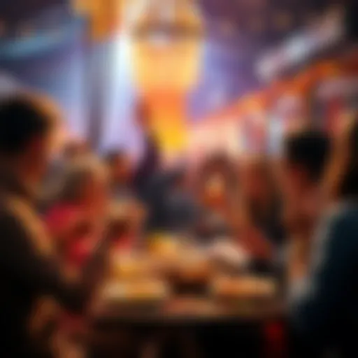 People celebrating Thanksgiving with BitMart rewards and zero-fee trades, showcasing a festive atmosphere and community engagement.