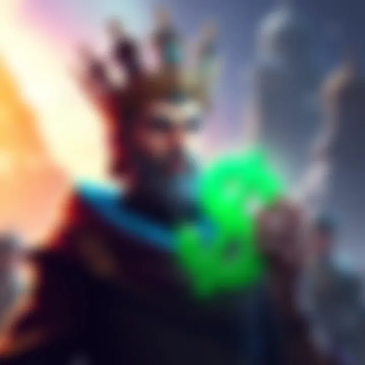 Screenshot of TheKingOfQueens' game character in Atlas Earth with a dollar sign symbolizing earnings