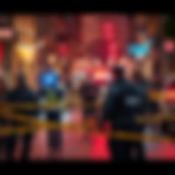 Thodex CEO Found Dead Police and forensics at the scene where Thodex CEO was discovered, surrounded by caution tape and news reporters.