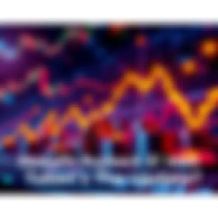 A graphic showing a financial graph with dollar signs and tokens, representing the $1 billion token buyback plans.