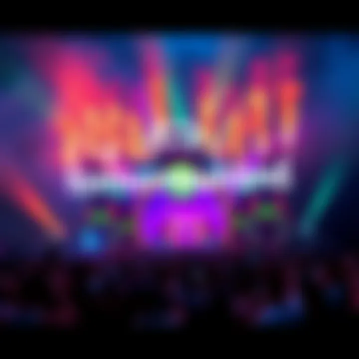A colorful announcement about Tomorrowland Brasil 2027 pre-sale with music festival imagery