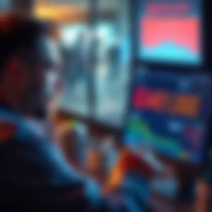 A trader looking concerned while checking their locked Coinbase account, showing a screen displaying a loss of $330,000.