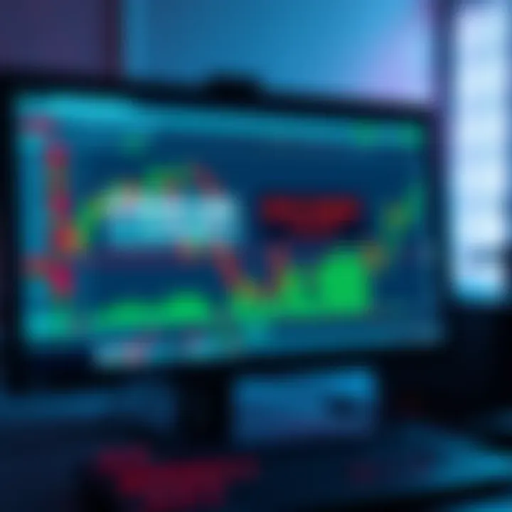 A computer screen showing a trading platform with stop loss and take profit orders highlighted, illustrating the challenge of opening both simultaneously.