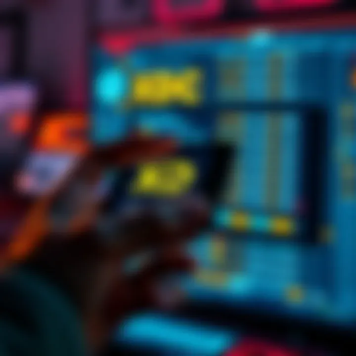 A person holding a Ledger wallet while viewing XDC tokens on a screen