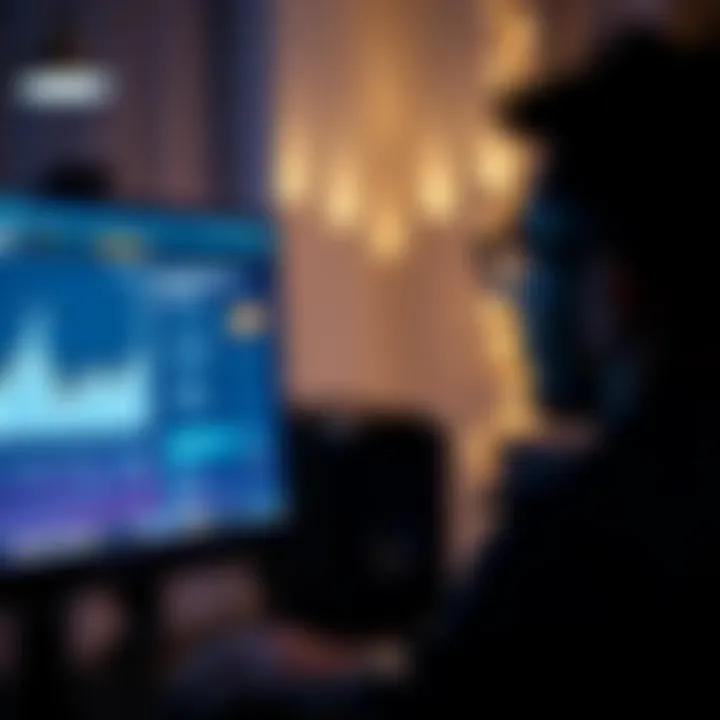 Graphic showing a person looking at a computer screen displaying unverified balances and KYC status