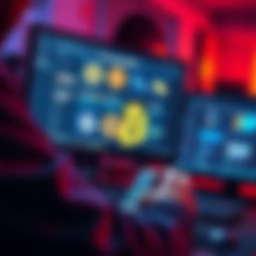 A person using a computer to transfer Bitcoin from a Ledger wallet without Ledger Live, showing various alternative wallets on the screen.