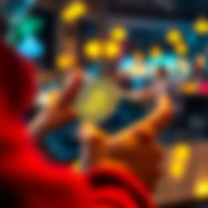 A person using a smartphone app to transfer Bitcoin between digital wallets with a focus on security