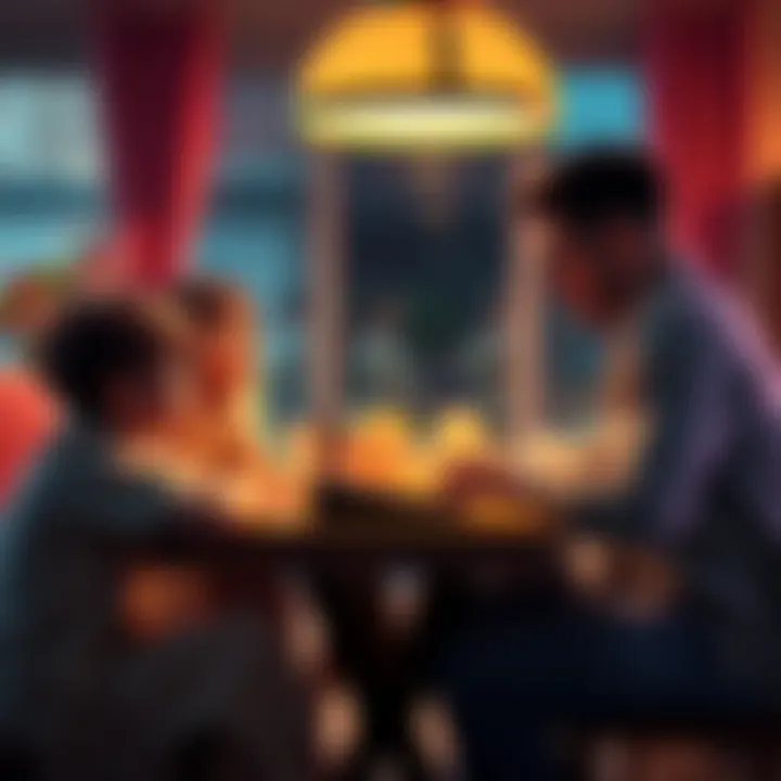 A family gathered around a table, discussing how to securely access their Trezor 3 cryptocurrency wallet together.