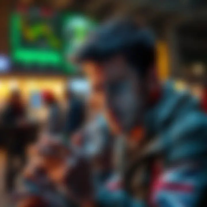 A person looking frustrated while using the Trezor app on a smartphone, showing concerns about trading challenges.