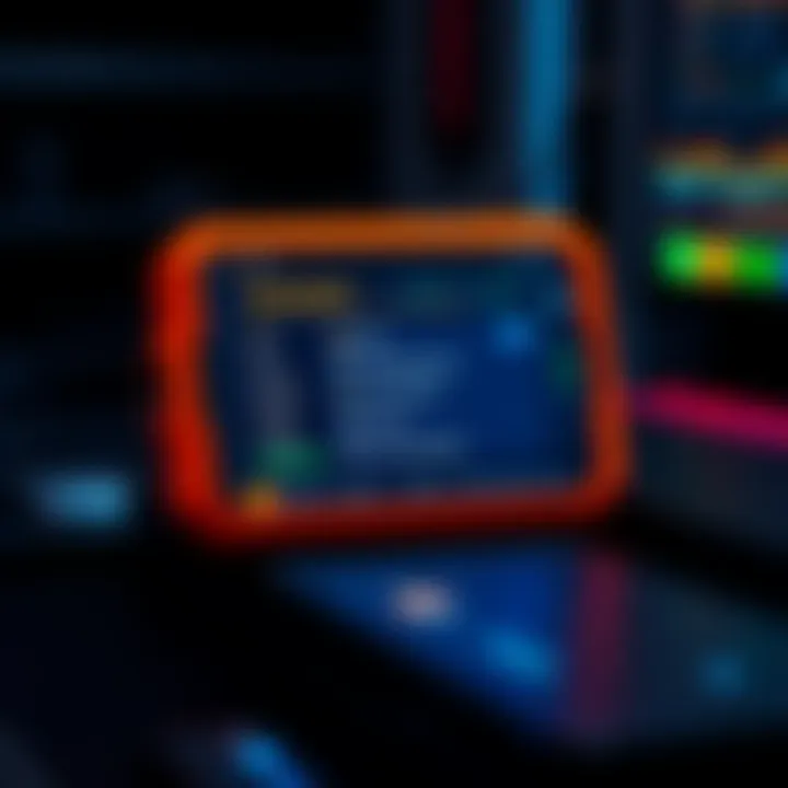 Trezor Safe 5 Bitcoin Orange device displaying firmware options on screen