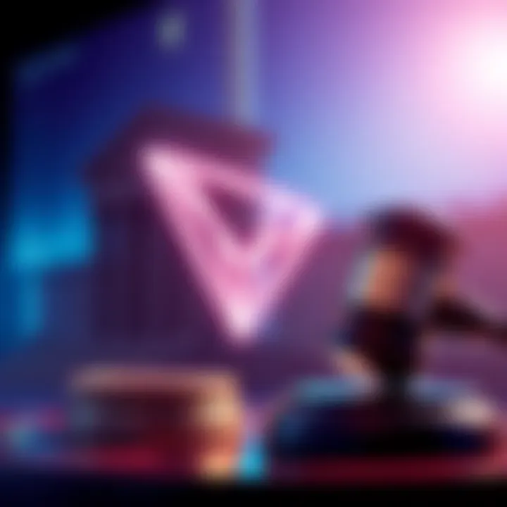 The logo of Tron alongside a gavel symbolizing a court victory over the SEC