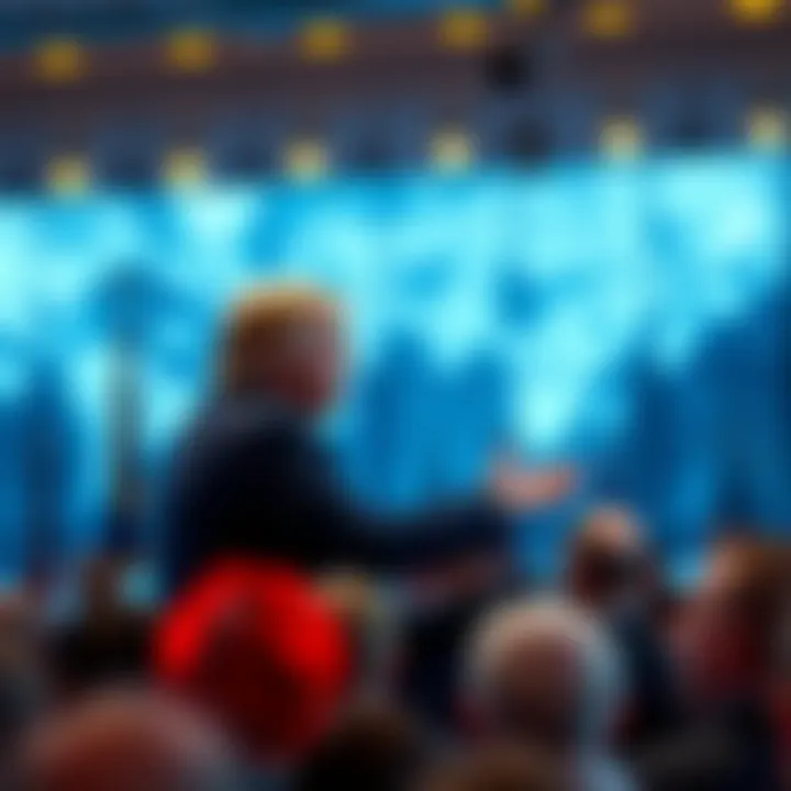 Trump speaking at Davos President Trump addressing the audience at Davos, discussing the US economy and energy policies