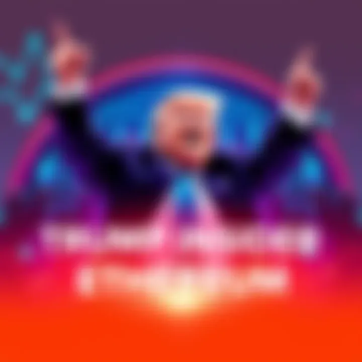 Trump Insider Invests in Ethereum A visualization of a Trump insider celebrating a major investment in Ethereum, with a backdrop of cryptocurrency graphics