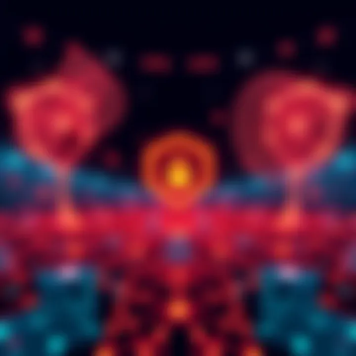 Illustration of Trust OS and DOVU OS technologies enhancing security and efficiency in global carbon markets on the Hedera network