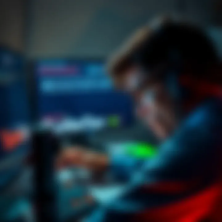 A frustrated person looking at a computer screen displaying error messages related to TurboTax's crypto tax import issues.
