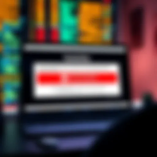 A computer screen displaying TurboTax with an error message about failed crypto data imports, highlighting issues for 2025 tax returns.