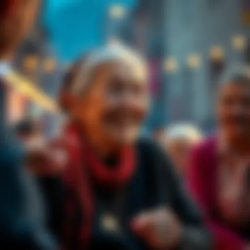 A 110-year-old Turkish grandmother smiles warmly as she shares her life lessons about longevity and Bitcoin with a small group of people around her.