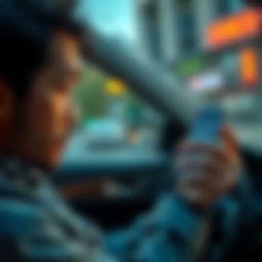 A frustrated user looking at their phone showing payment errors for Uber One while trying to activate their platinum card.