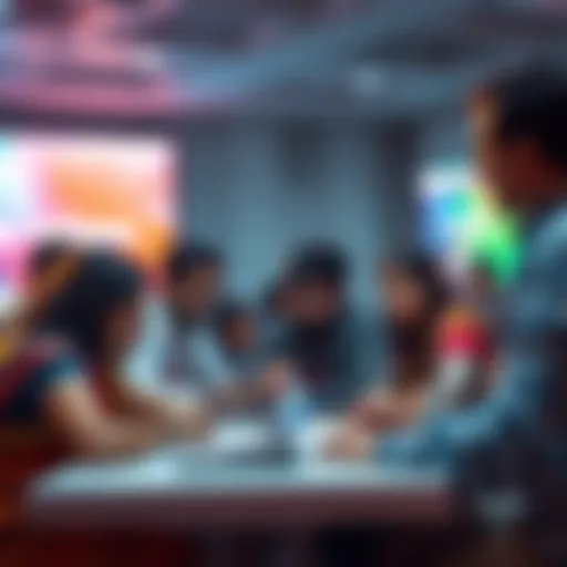 Participants collaborating at UIDAI Aadhaar Hackathon 2026, discussing solutions for Aadhaar ecosystem challenges.