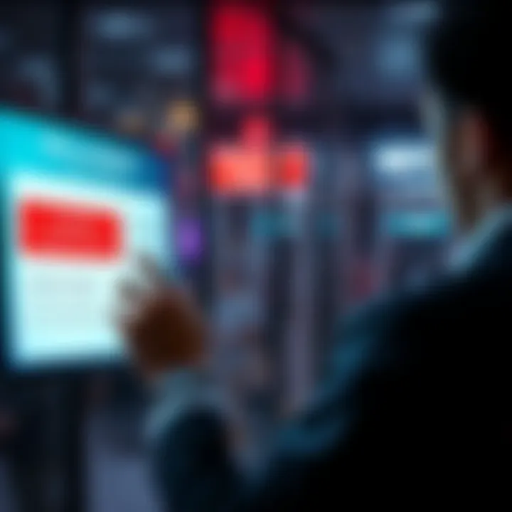 A person looking at a digital screen showing cancellation options for the Ultra plan, with highlighted refund policies and fees.
