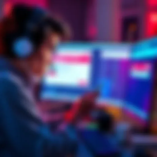 A worried person checking their bank account for unauthorized charges, showing a computer screen with a charge notification.