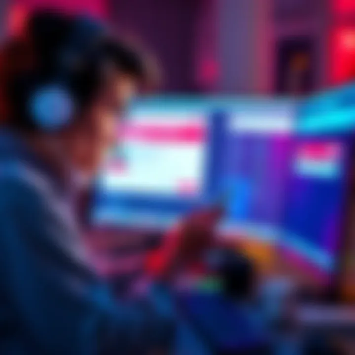 A worried person checking their bank account for unauthorized charges, showing a computer screen with a charge notification.