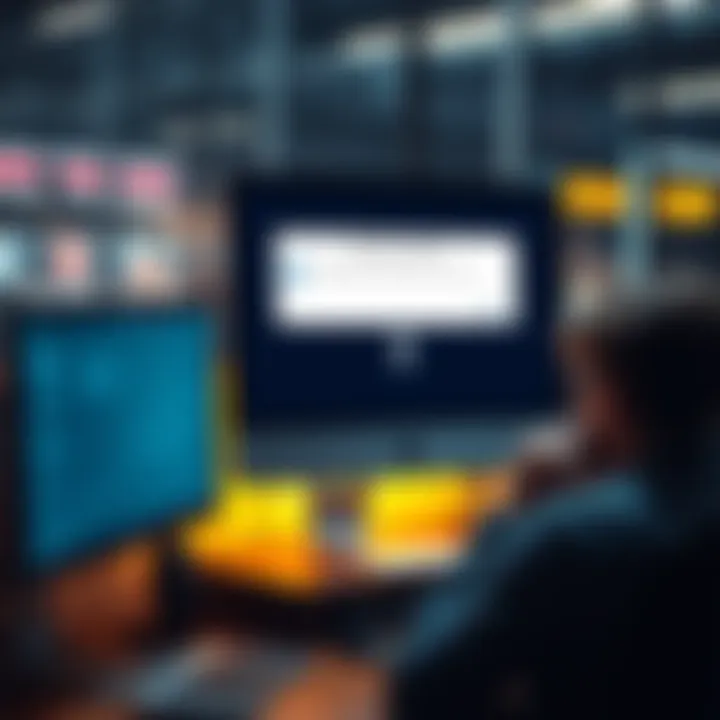 A computer screen showing a digital wallet alert for an unsolicited Ethereum transfer, with a concerned person nearby