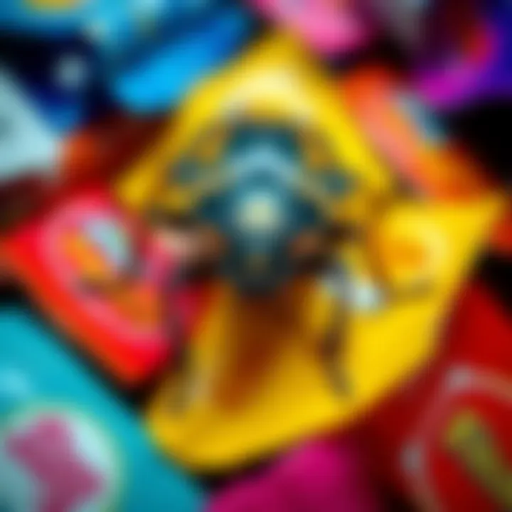 Unique bug found in pack Close-up of a unique bug discovered in a common pack, surrounded by colorful packaging materials