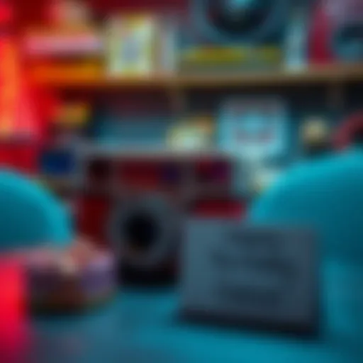 A quirky and specific RFY item displayed on a table, with a birthday card next to it that reads 'Happy Birthday Patrick!'.