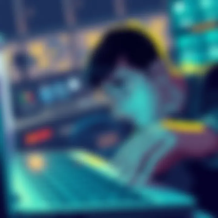 A person entering a passphrase on a keyboard with a worried expression, showing frustration at being locked out of their account.