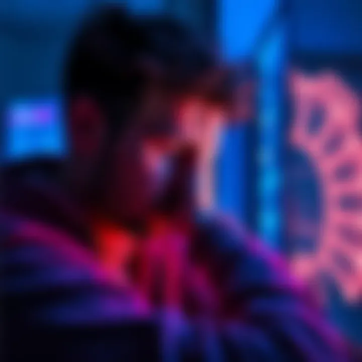 A person frustrated while attempting to unstake SKR from a Trezor wallet, showing an 'invalid transaction' error message on the screen.