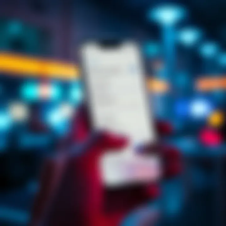 A person updating their legal address on a smartphone in the Coinbase app settings