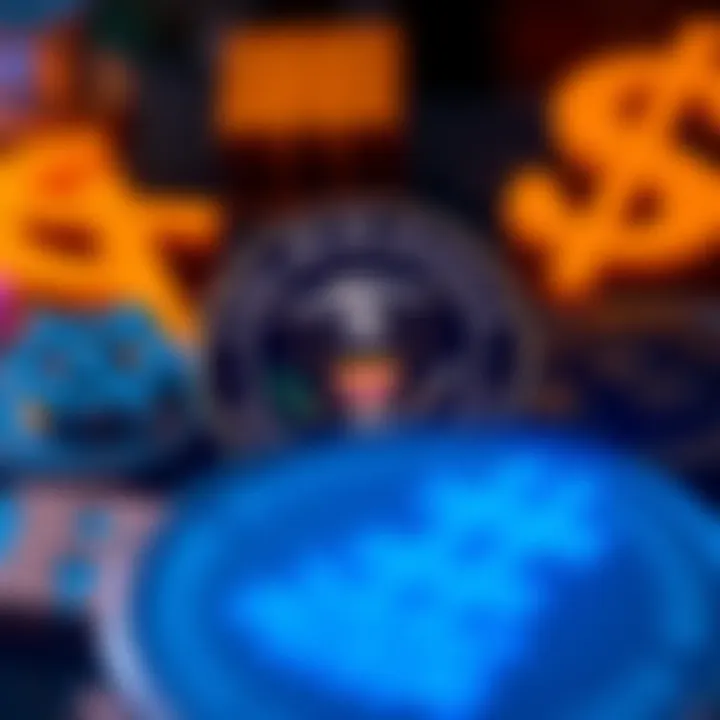 US DOJ Settlement with Infiniweb Graphic showing the US Department of Justice logo with a backdrop of cryptocurrency symbols and a large dollar sign, illustrating the settlement of $225 million.