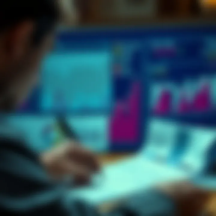 US Yield Products and Regulations A person analyzing financial documents related to US yield products, with charts and graphs in the background, highlighting concerns about SEC advisory clarity and custody risks.