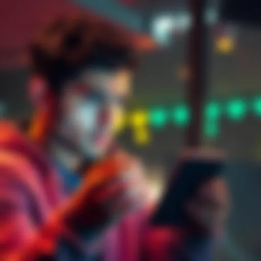 User looking concerned while checking boost percentage on a device