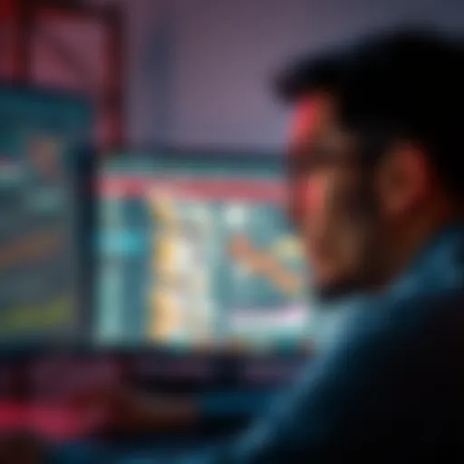 A person looking frustrated at a computer screen displaying a poorly designed app interface, symbolizing user dissatisfaction with Pi apps.