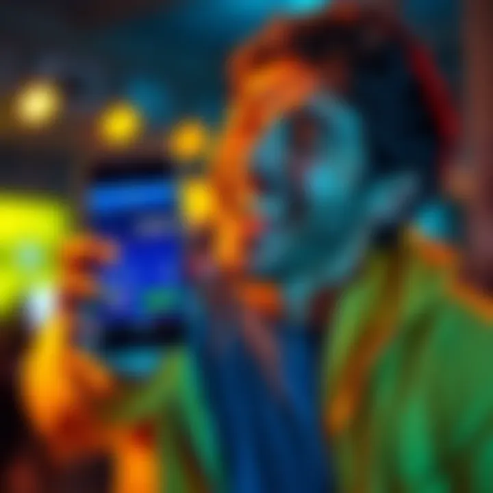 A happy person celebrating while holding a smartphone displaying Bitcoin balance, symbolizing wallet recovery after years of being locked out