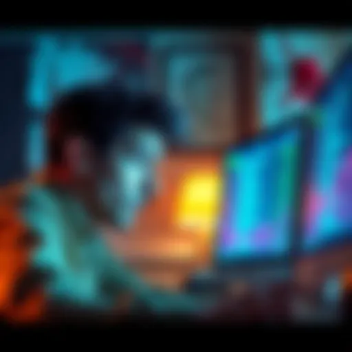 A worried user looking at a computer screen, holding their head in frustration while examining transaction IDs.